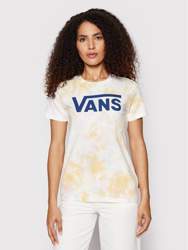 Vans Vans Тишърт Logo Wash Crew VN0A7RSB Цветен Regular Fit