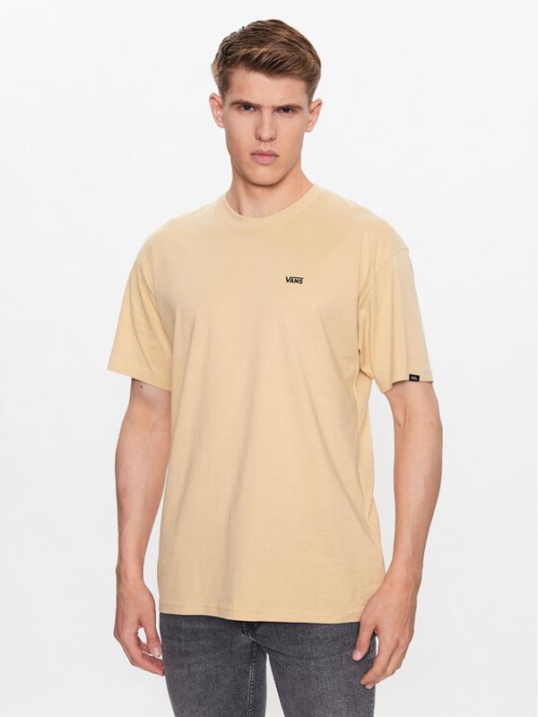 Vans Vans Тишърт Mn Left Chest Logo Tee VN0A3CZE Бежов Classic Fit