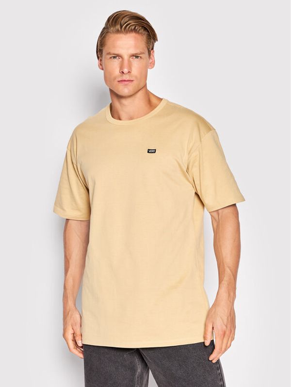 Vans Vans Тишърт Mn Off The Wall VN0A49R7 Бежов Classic Fit