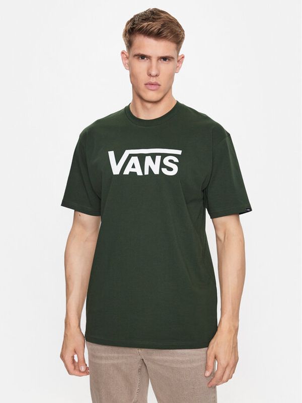 Vans Vans Тишърт Mn Vans Classic VN000GGG Каки Classic Fit