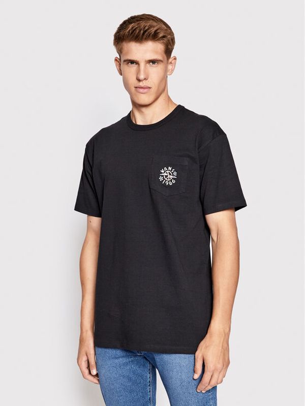 Vans Vans Тишърт Off The Wall VN0A5KGC Черен Classic Fit