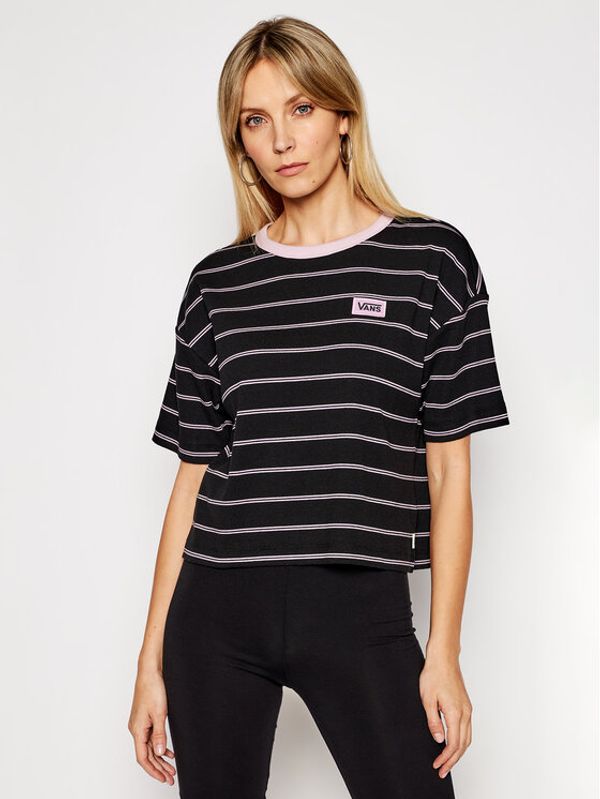 Vans Vans Тишърт Razz Boxy VN0A5ARB Черен Regular Fit