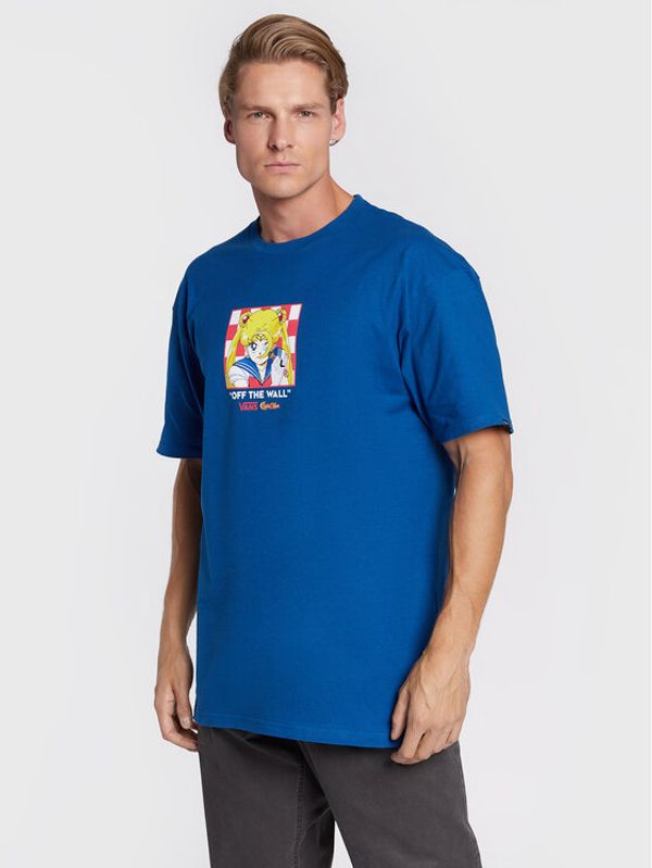 Vans Vans Тишърт SAILOR MOON Graphic VN0000A6 Син Classic Fit