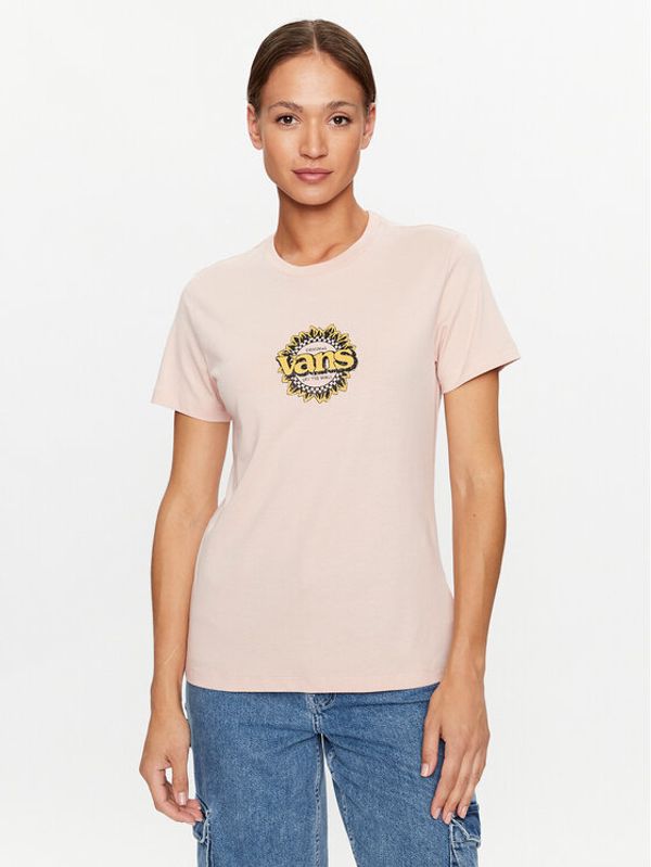 Vans Vans Тишърт Sanctuary Bff VN000ACY Розов Regular Fit