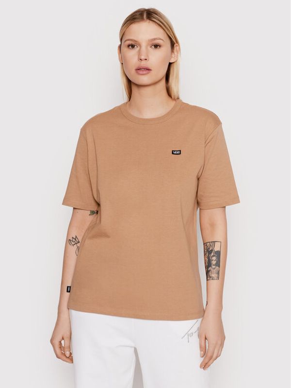 Vans Vans Тишърт Small VN0A5I8X Кафяв Regular Fit