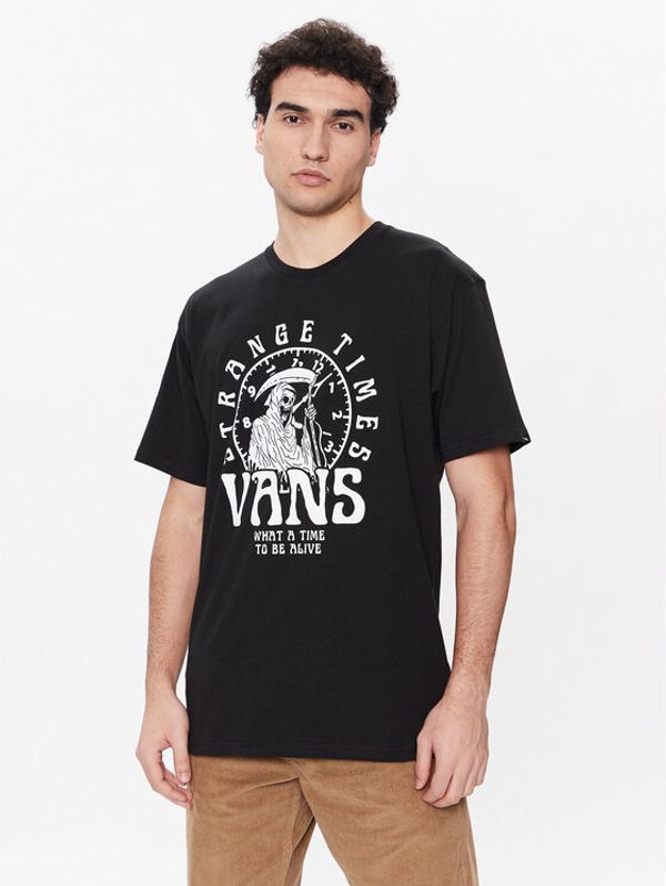 Vans Vans Тишърт Strange Times VN000040 Черен Classic Fit