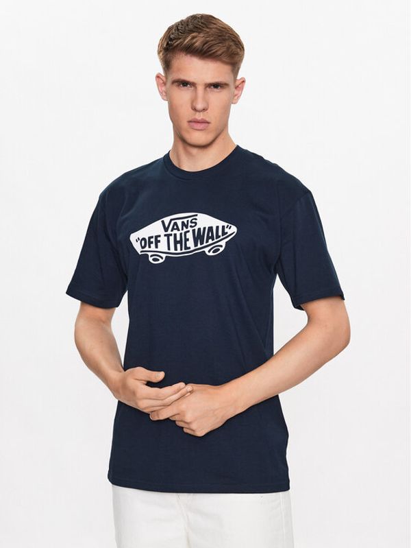 Vans Vans Тишърт Style 76 Ss Tee VN00004X Тъмносин Classic Fit