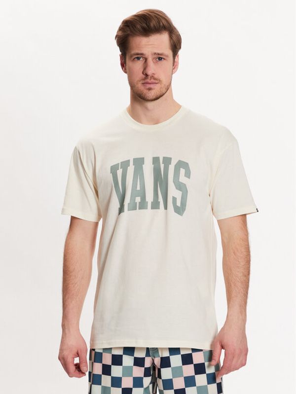 Vans Vans Тишърт Varsity Type Ss Tee VN00003B Бял Regular Fit