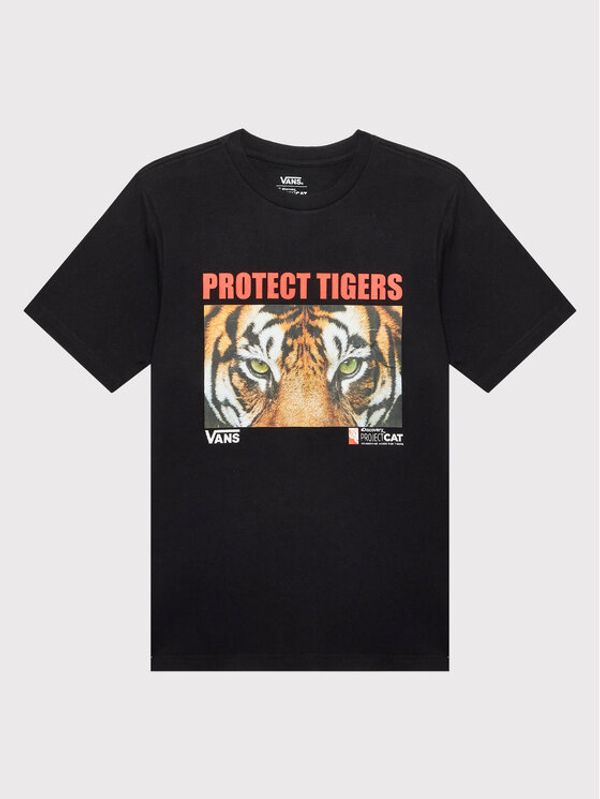 Vans Vans Тишърт VN0A5FNU Черен Classic Fit