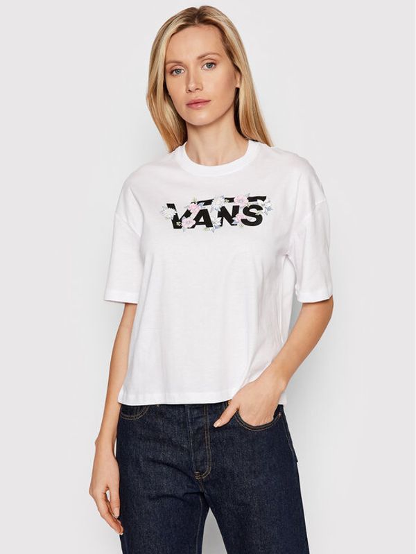 Vans Vans Тишърт VN0A5LCN Бял Relaxed Fit