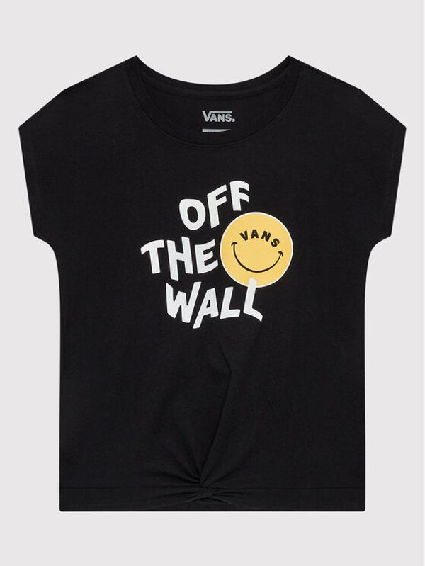 Vans Vans Тишърт VN0A7RUS Черен Regular Fit