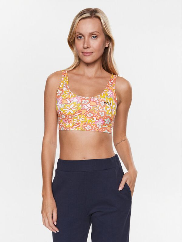 Vans Vans топ Flying VN0A7PND Оранжев Slim Fit