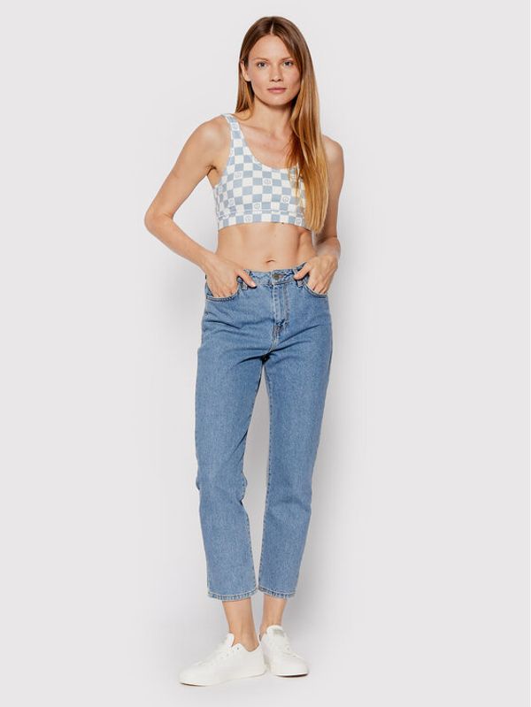 Vans Vans топ Flying VN0A7PND Син Slim Fit