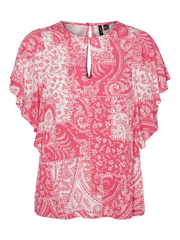 Vero Moda Curve Vero Moda Curve Блуза 10294275 Розов Regular Fit