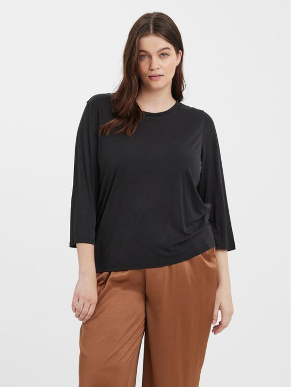 Vero Moda Curve Vero Moda Curve Блуза Evabia 10279540 Черен Regular Fit