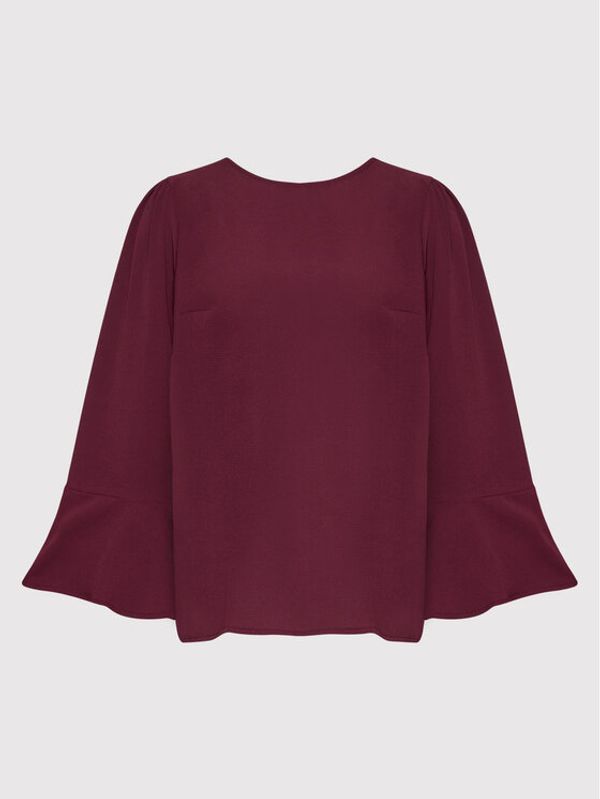 Vero Moda Curve Vero Moda Curve Блуза Saga 10245513 Бордо Regular Fit