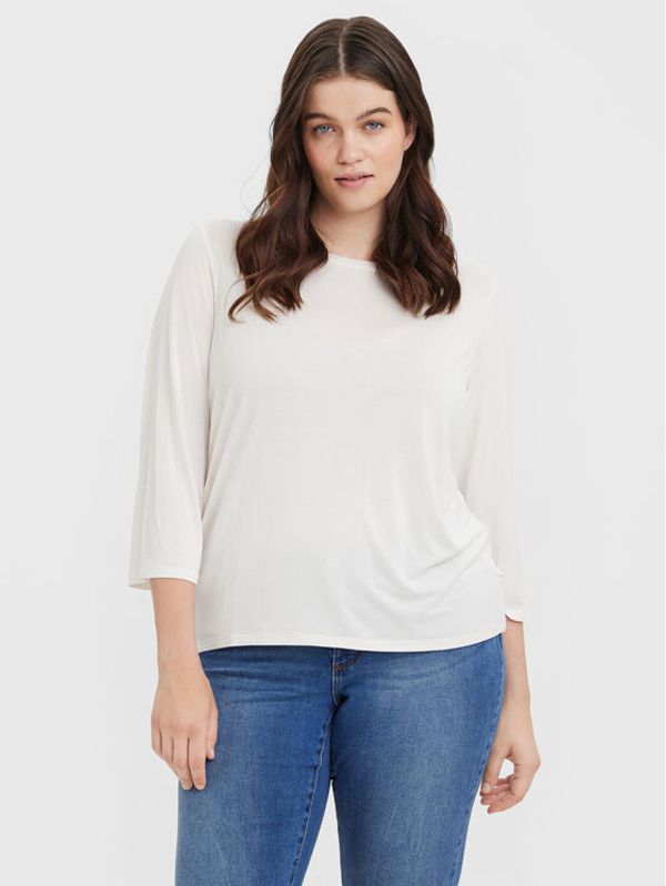 Vero Moda Curve Vero Moda Curve Блуза Vebia 10279540 Бял Regular Fit