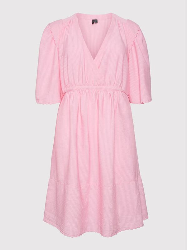 Vero Moda Curve Vero Moda Curve Ежедневна рокля Elise 10263741 Розов Regular Fit