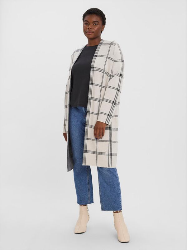 Vero Moda Curve Vero Moda Curve Кардиган Gold 10279544 Бежов Regular Fit