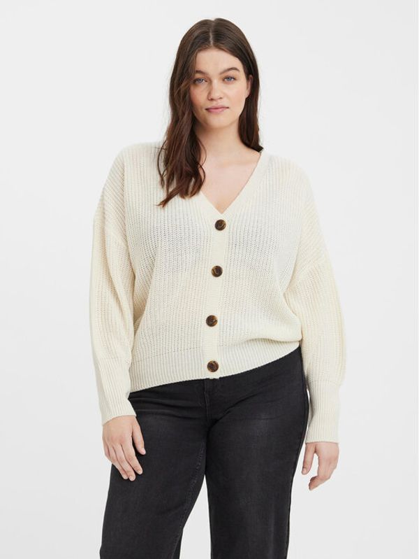 Vero Moda Curve Vero Moda Curve Кардиган Lea 10276647 Бежов Regular Fit