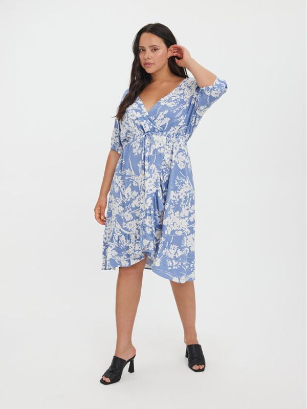 Vero Moda Curve Vero Moda Curve Лятна рокля Lexie 10266955 Син Regular Fit