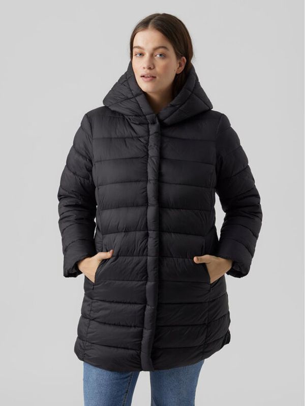 Vero Moda Curve Vero Moda Curve Пухено яке Carmen 10279554 Черен Regular Fit
