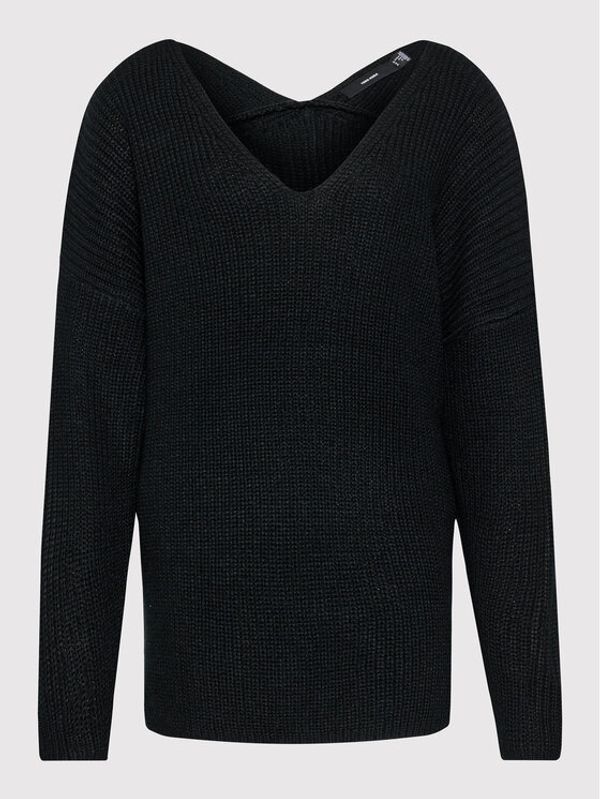 Vero Moda Curve Vero Moda Curve Пуловер Lea 10252754 Черен Regular Fit