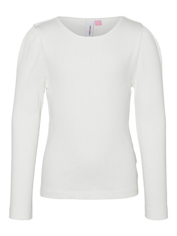 Vero Moda Girl Vero Moda Girl Блуза Lavender 10279815 Бял Regular Fit