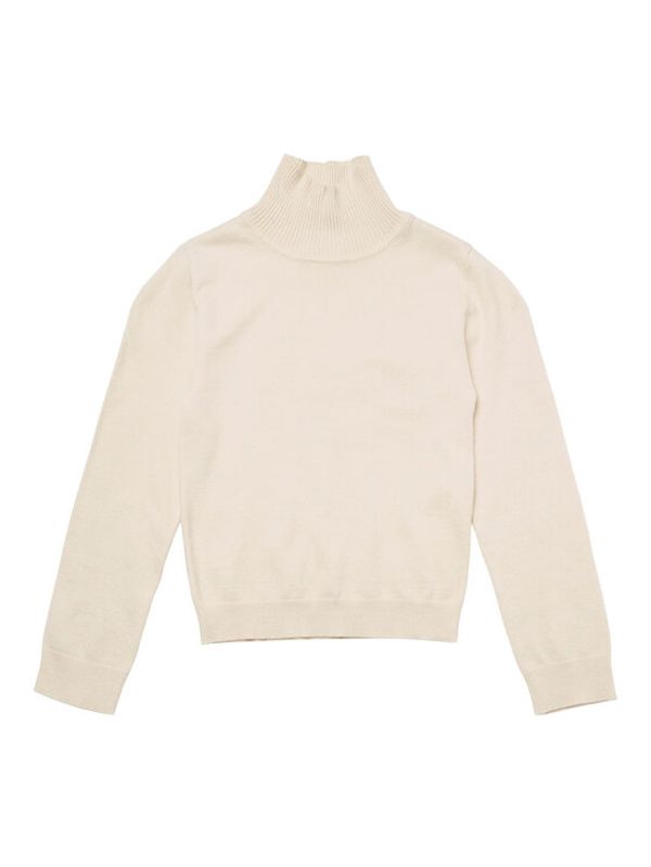 Vero Moda Girl Vero Moda Girl Поло Happiness 10279456 Екрю Regular Fit