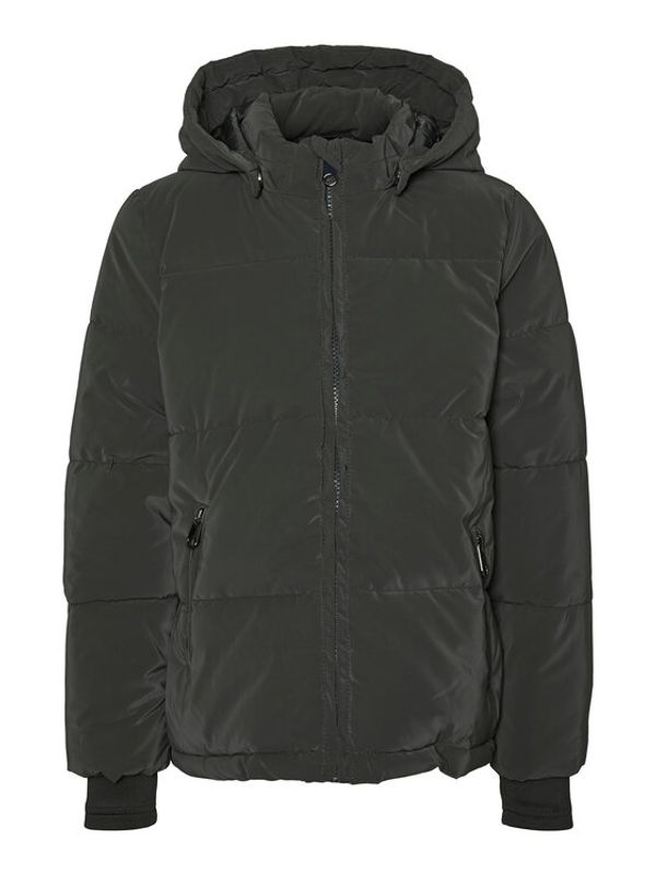 Vero Moda Girl Vero Moda Girl Пухено яке Rogue Daisy 10273125 Зелен Regular Fit