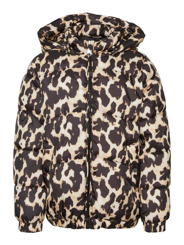 Vero Moda Girl Vero Moda Girl Пухено яке Uppsala 10271756 Кафяв Regular Fit