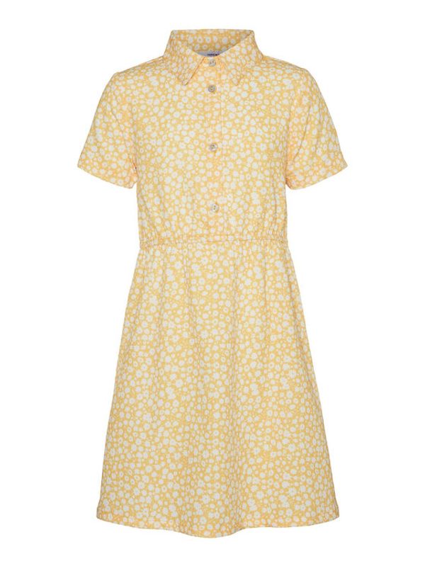 Vero Moda Girl Vero Moda Girl Рокля 10287816 Жълт Regular Fit