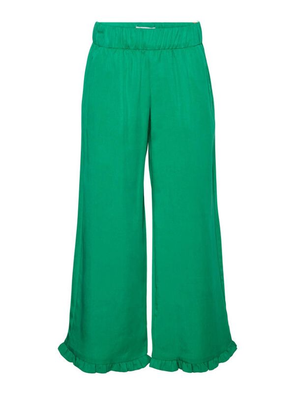 Vero Moda Girl Vero Moda Girl Текстилни панталони 10283853 Зелен Wide Leg