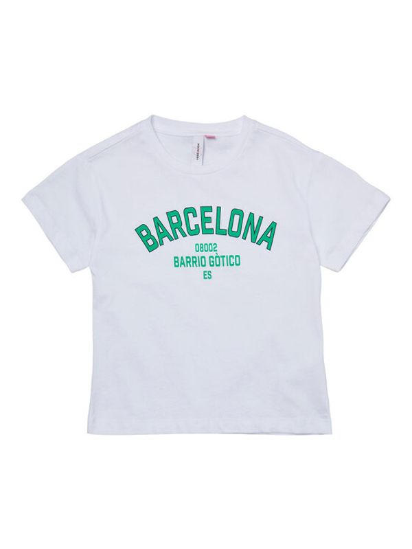 Vero Moda Girl Vero Moda Girl Тишърт 10282260 Бял Regular Fit