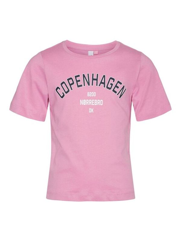 Vero Moda Girl Vero Moda Girl Тишърт Amanda Francis 10282255 Розов Regular Fit