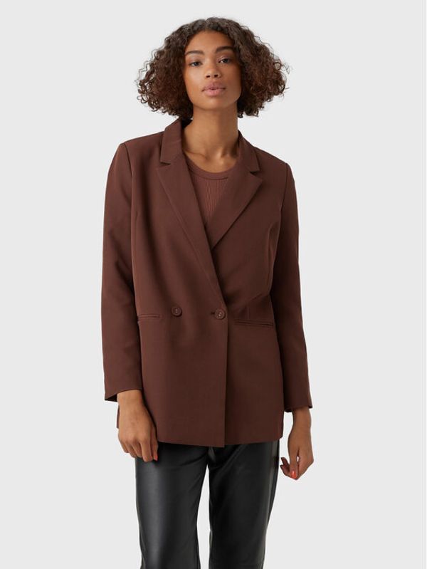 Vero Moda Vero Moda Блейзър Orlanda 10245078 Кафяв Oversize
