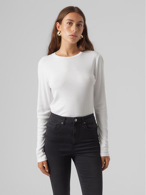 Vero Moda Vero Moda Блуза 10293830 Бял Slim Fit