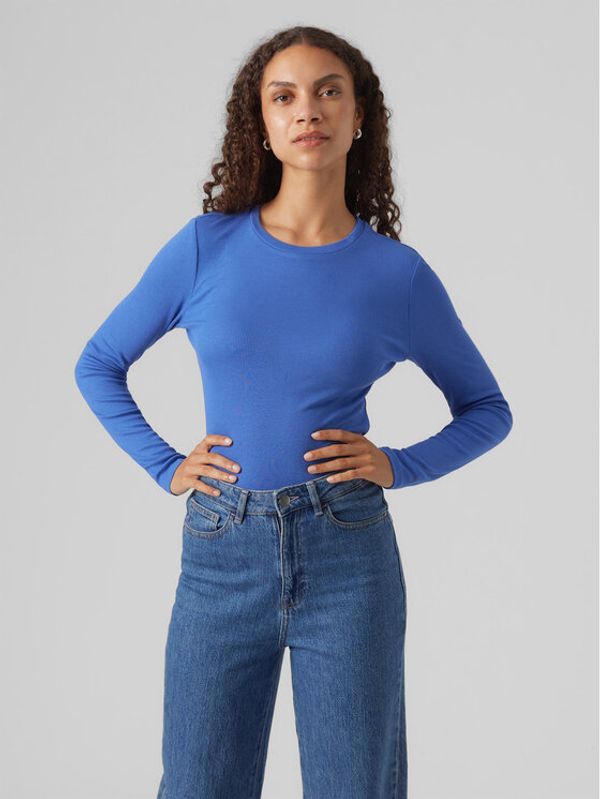 Vero Moda Vero Moda Блуза 10293830 Син Slim Fit