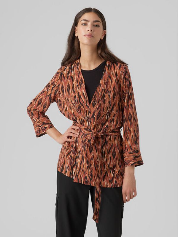 Vero Moda Vero Moda Блуза 10297344 Кафяв Relaxed Fit