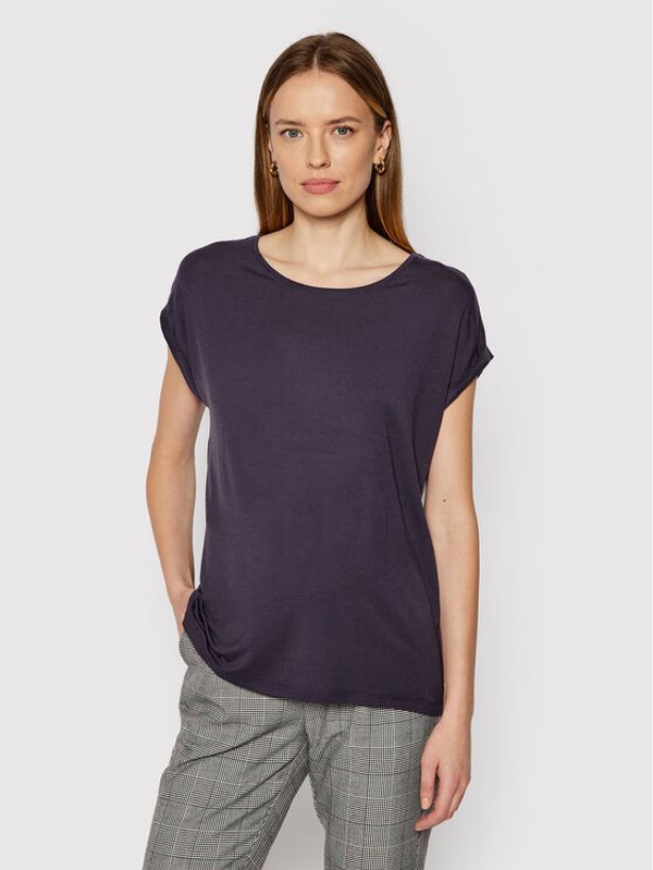 Vero Moda Vero Moda Блуза Ava 10187159 Тъмносин Relaxed Fit