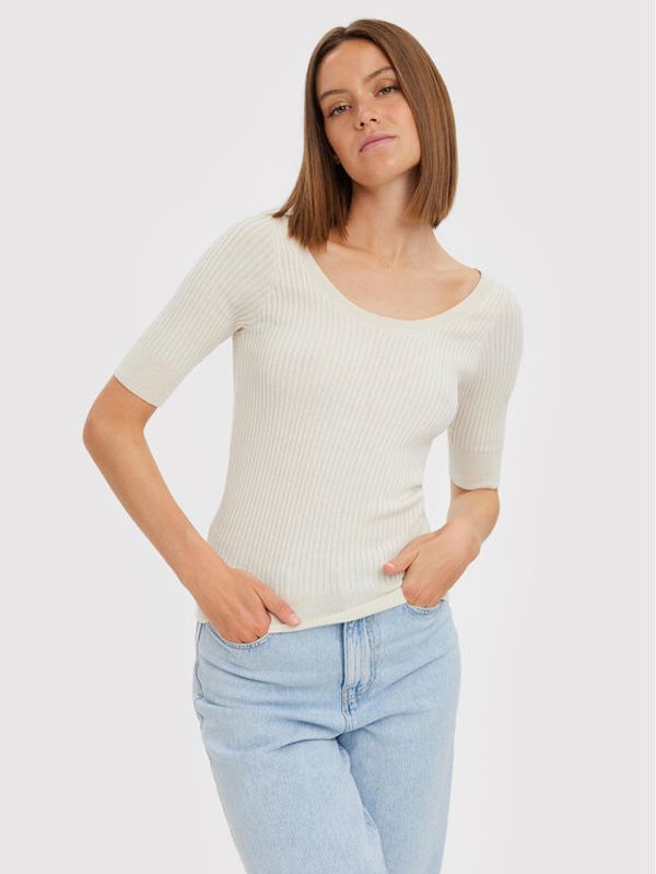 Vero Moda Vero Moda Блуза Estela 10268128 Бежов Slim Fit