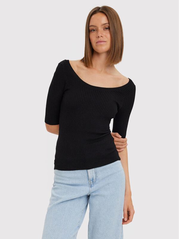 Vero Moda Vero Moda Блуза Estela 10268128 Черен Slim Fit