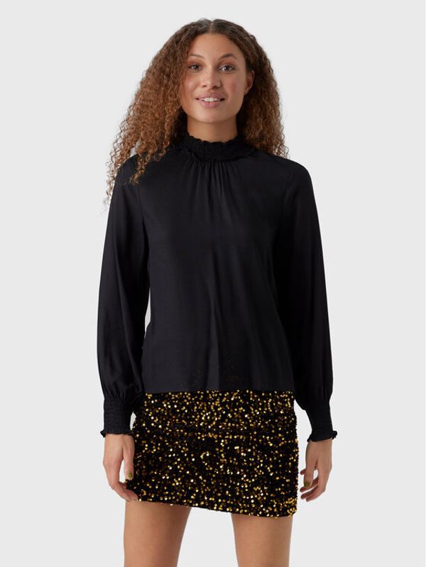 Vero Moda Vero Moda Блуза Kittie 10276212 Черен Regular Fit