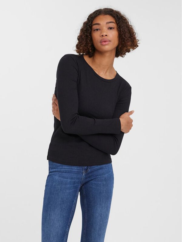 Vero Moda Vero Moda Блуза Lavender 10268932 Черен Regular Fit