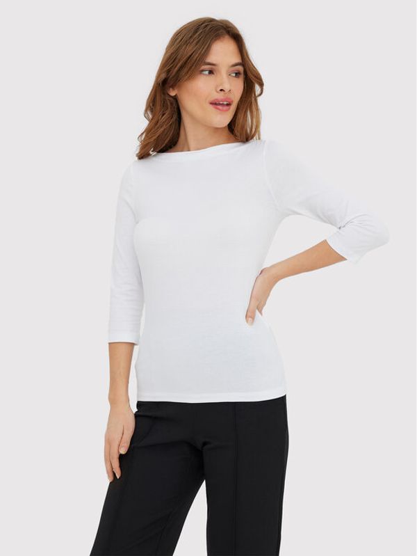 Vero Moda Vero Moda Блуза Panda 10274133 Бял Regular Fit