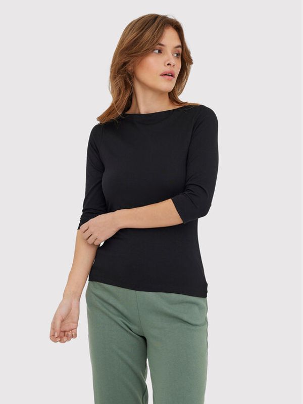 Vero Moda Vero Moda Блуза Panda 10274133 Черен Regular Fit
