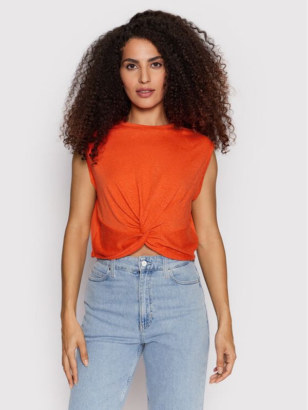 Vero Moda Vero Moda Блуза Spicy Orange 10262295 Оранжев Regular Fit