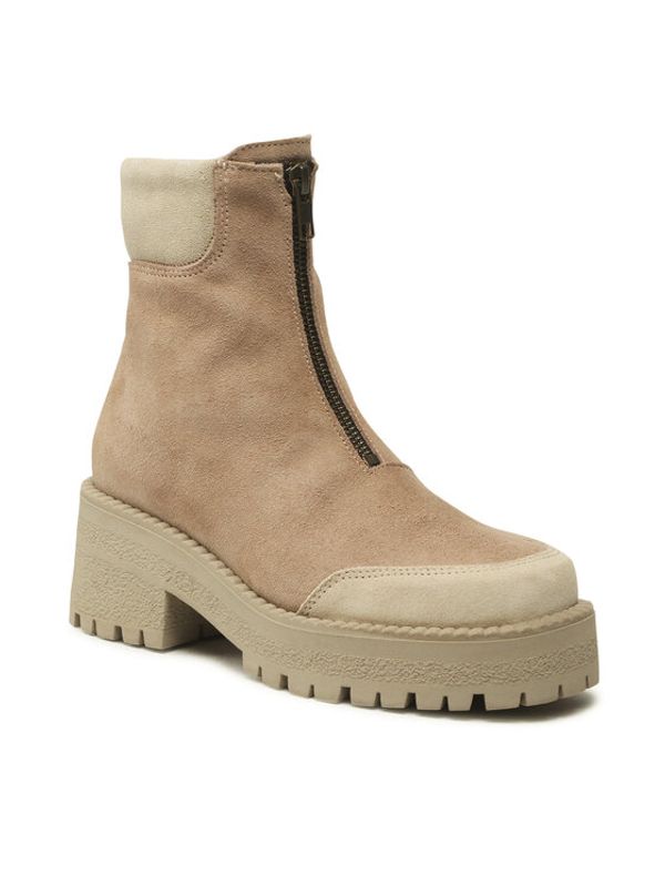 Vero Moda Vero Moda Боти Vimelly Leather Boot 10274886 Бежов