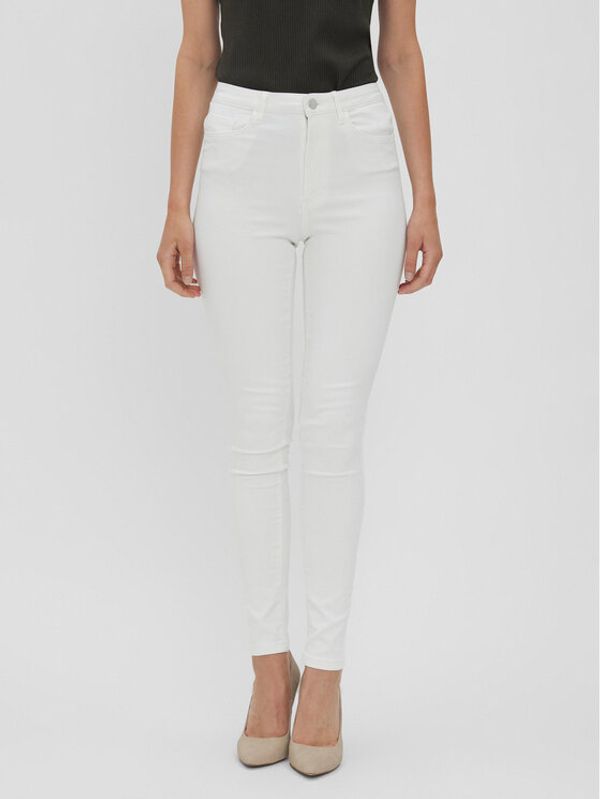 Vero Moda Vero Moda Дънки 10262685 Бял Skinny Fit