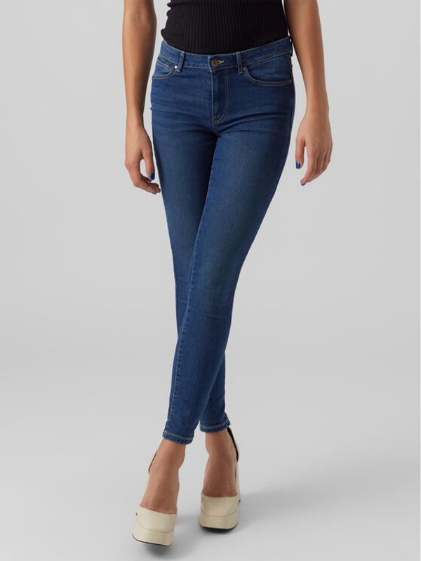 Vero Moda Vero Moda Дънки June 10278817 Син Slim Fit